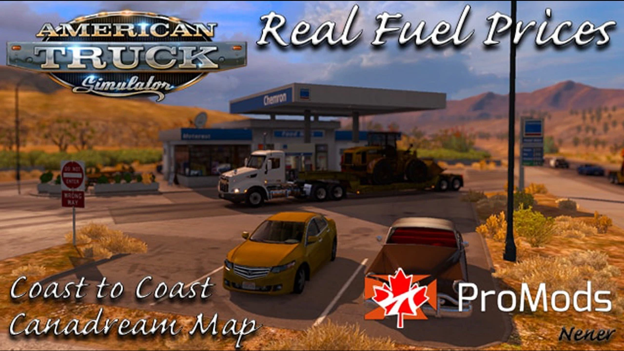 American Truck Simulator "Реальные цены на заправках" [19.02.2023]