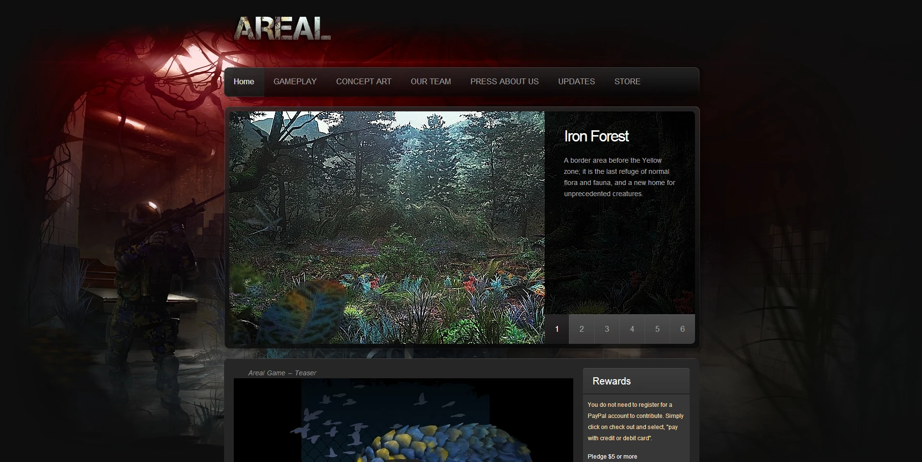 Обновление сайта Areal