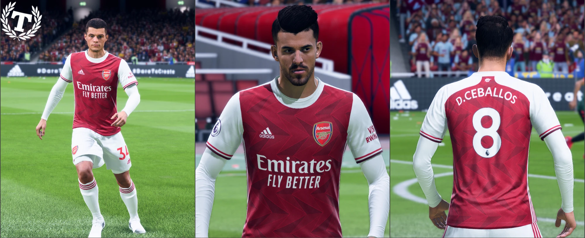 FIFA 20 "Arsenal Home Kit 20/21 (Update)"