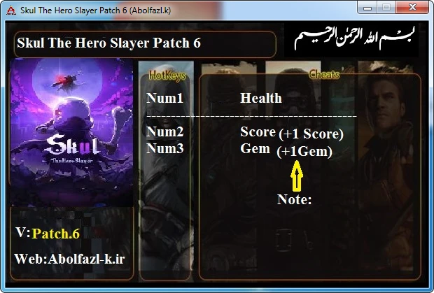 Skul: The Hero Slayer: Трейнер/Trainer (+3) [Update 6] {Abolfazl.k}