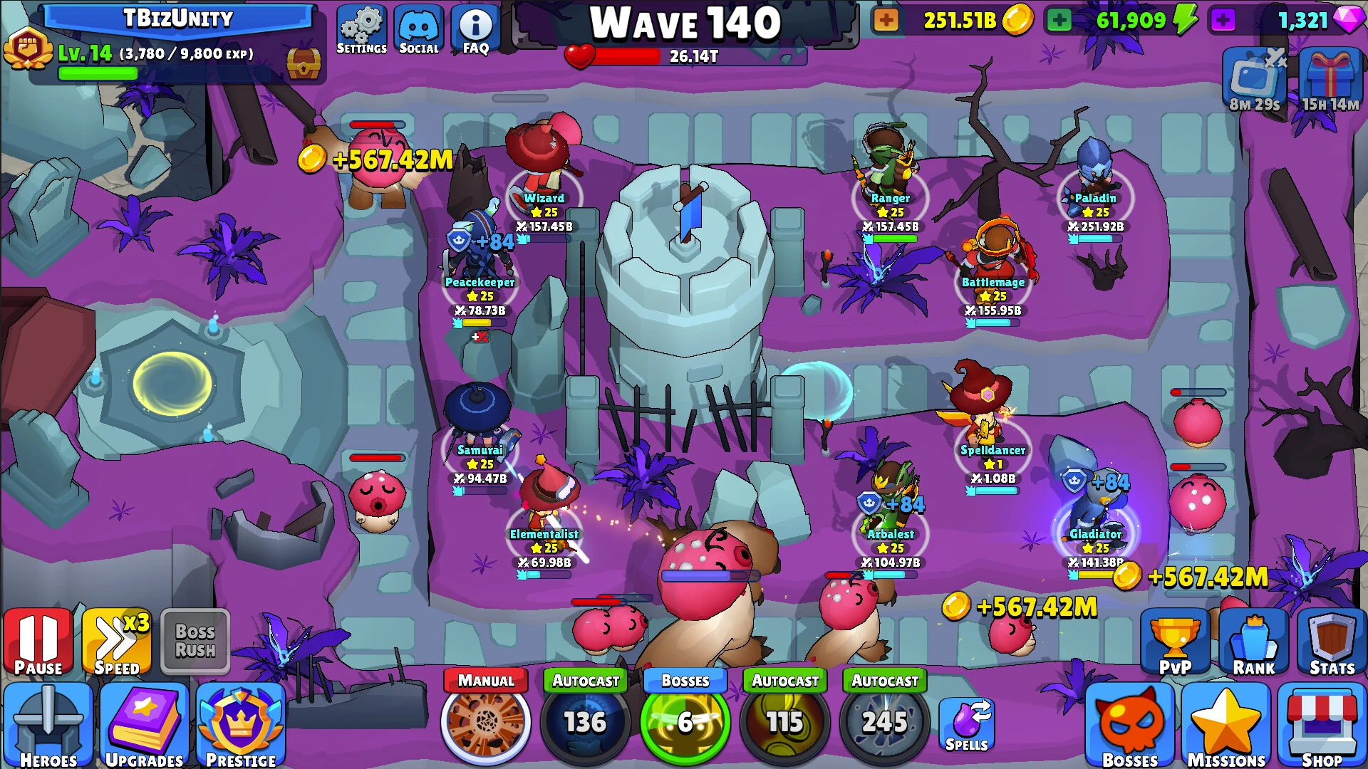 Idle Hero TD - Tower Defense "Таблица +6 для Cheat Engine" [UPD: 04.05.2025] {Send}