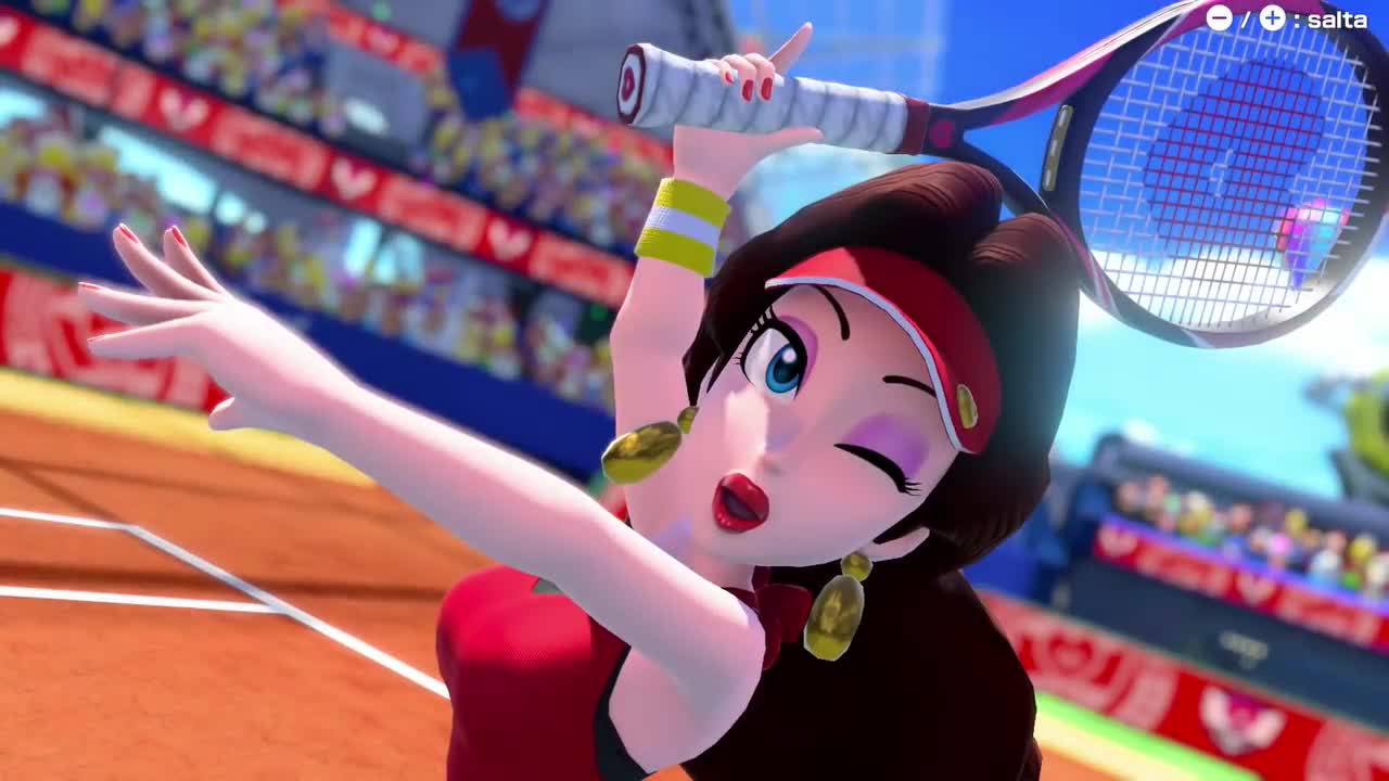 Первый взгляд на Полину в Mario Tennis Aces
