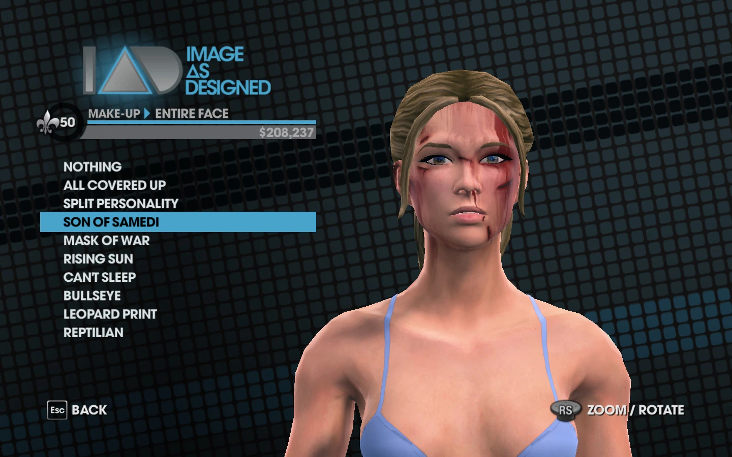 Saints Row: The Third "Кровавое лицо"