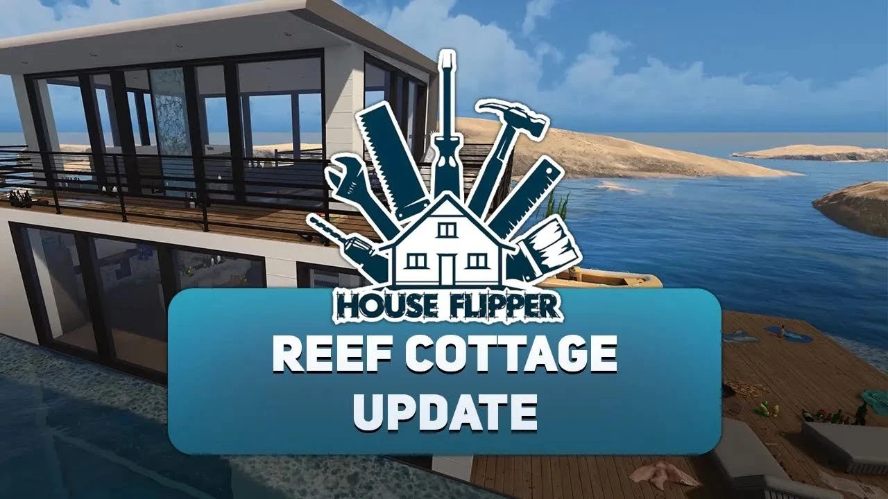 Первая House Flipper получила бесплатное обновление Reef Cottage