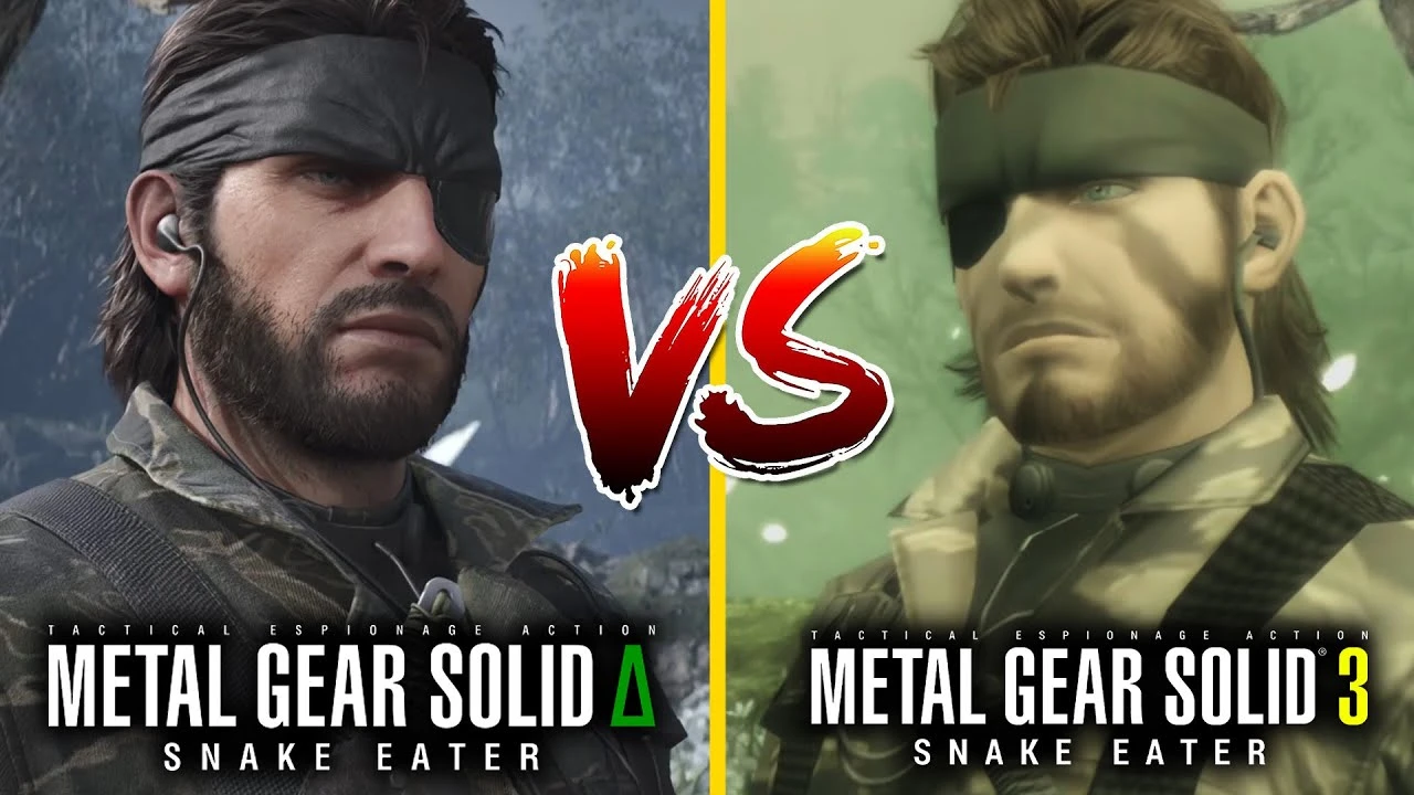 Эволюция на 20 лет: Финальное сравнение графики MGS Delta и оригинала