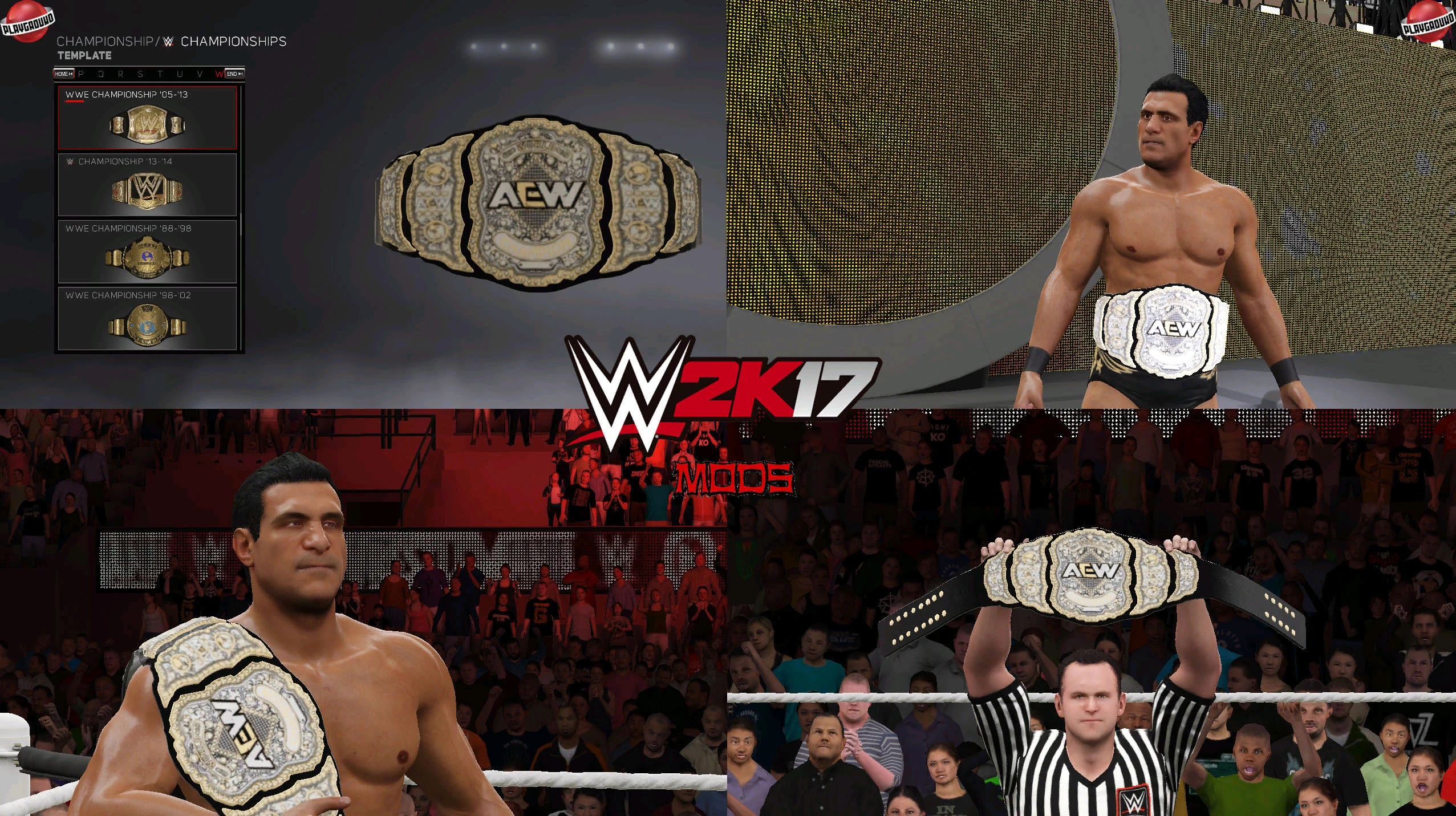 WWE 2K17 "AEW Championship WWE 2K19 Порт МОД"