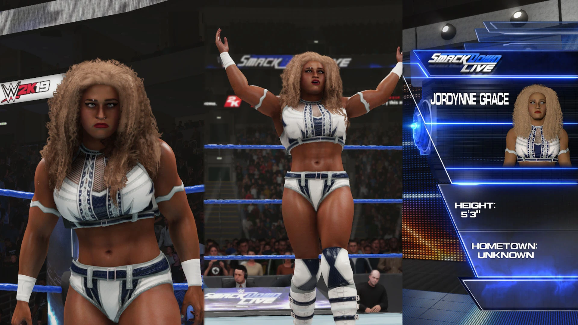 WWE 2K19 "Джординн Грейс из WWE 2K25"