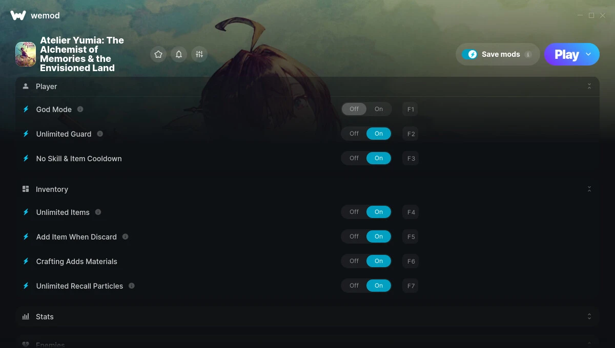 Atelier Yumia: The Alchemist of Memories & the Envisioned Land "Трейнер +16" [UPD: 27.05.2025] {ColonelRVH / WeMod}