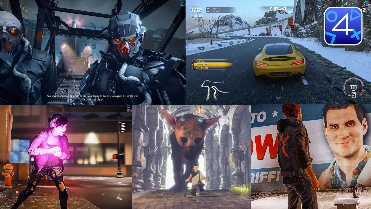 Эмулятор shadPS4 теперь может запускать inFAMOUS: Second Son, Killzone: Shadow Fall и God of War 3 Remastered