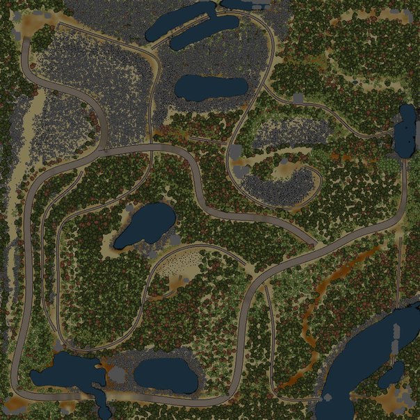 Spintires "Карта Level_Hard_Work for v.23.10.15"