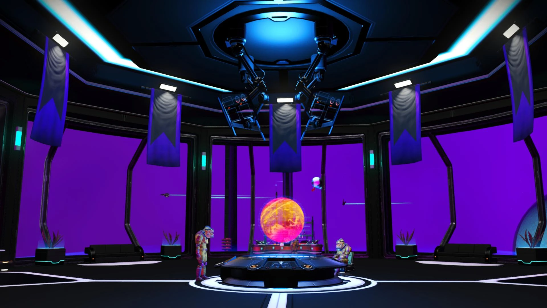 No Man's Sky "Новый дизайн Капитанского Мостика на вашем грузовом корабле"