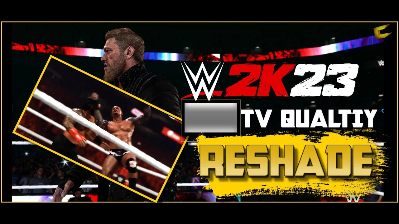 WWE 2K23 "Реалистичный решейд в стиле ТВ"