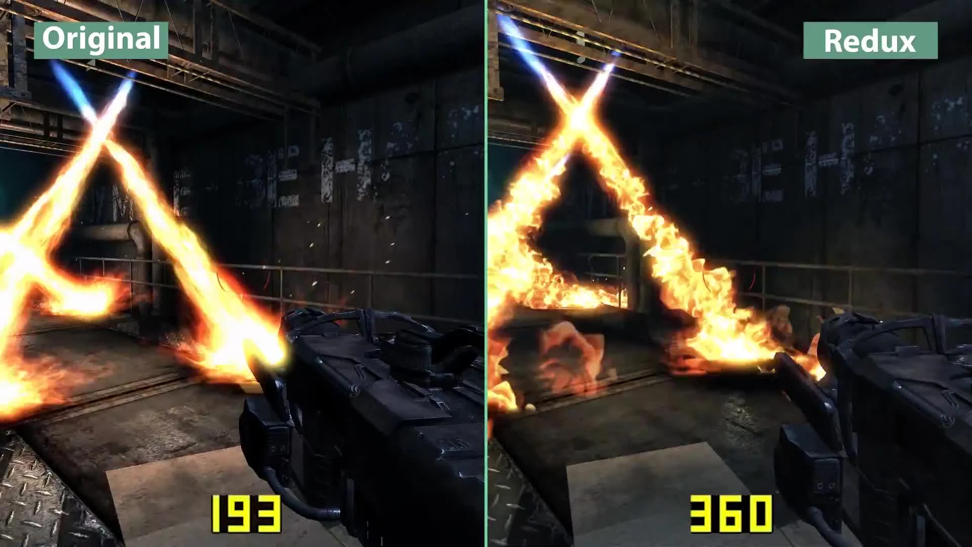 Hard Reset - Сравнение Original vs. Redux on PC