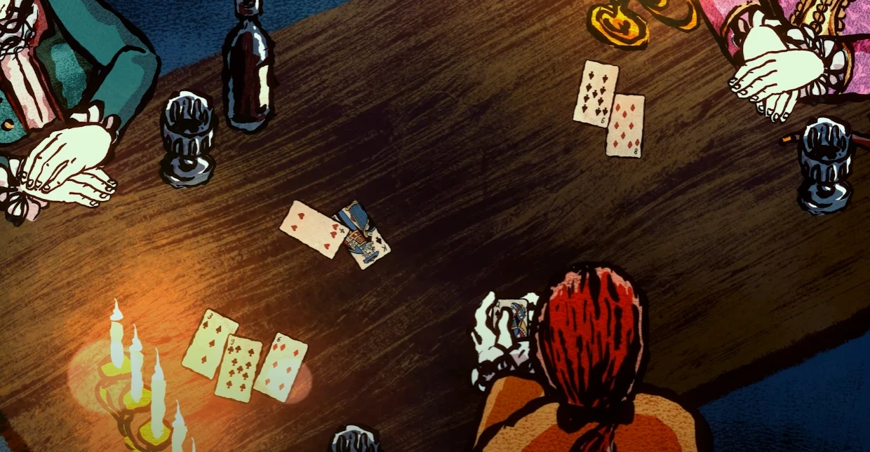 Пятый эпизод карточных трюков под названием "Собиратель"