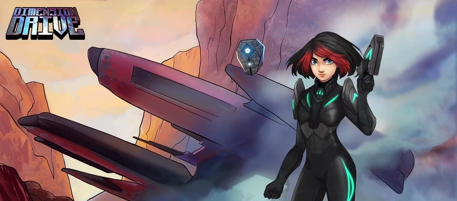 Научно-фантастический Shoot"em Up Dimension Drive выйдет на Nintendo Switch и PC этой осенью