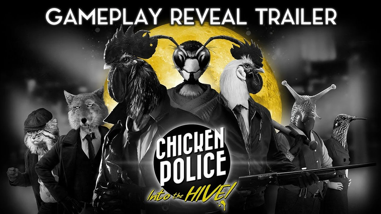 Нуарный детектив Chicken Police - Into the HIVE! получил первый геймплейный трейлер