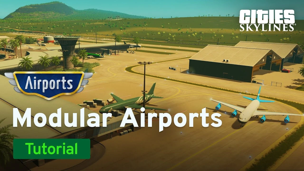 Новое видео Cities Skylines демонстрирует особенности DLC Airports