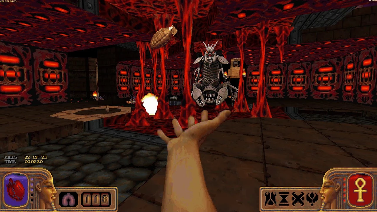 Nightdive тизерит ремастер PowerSlave / Exhumed