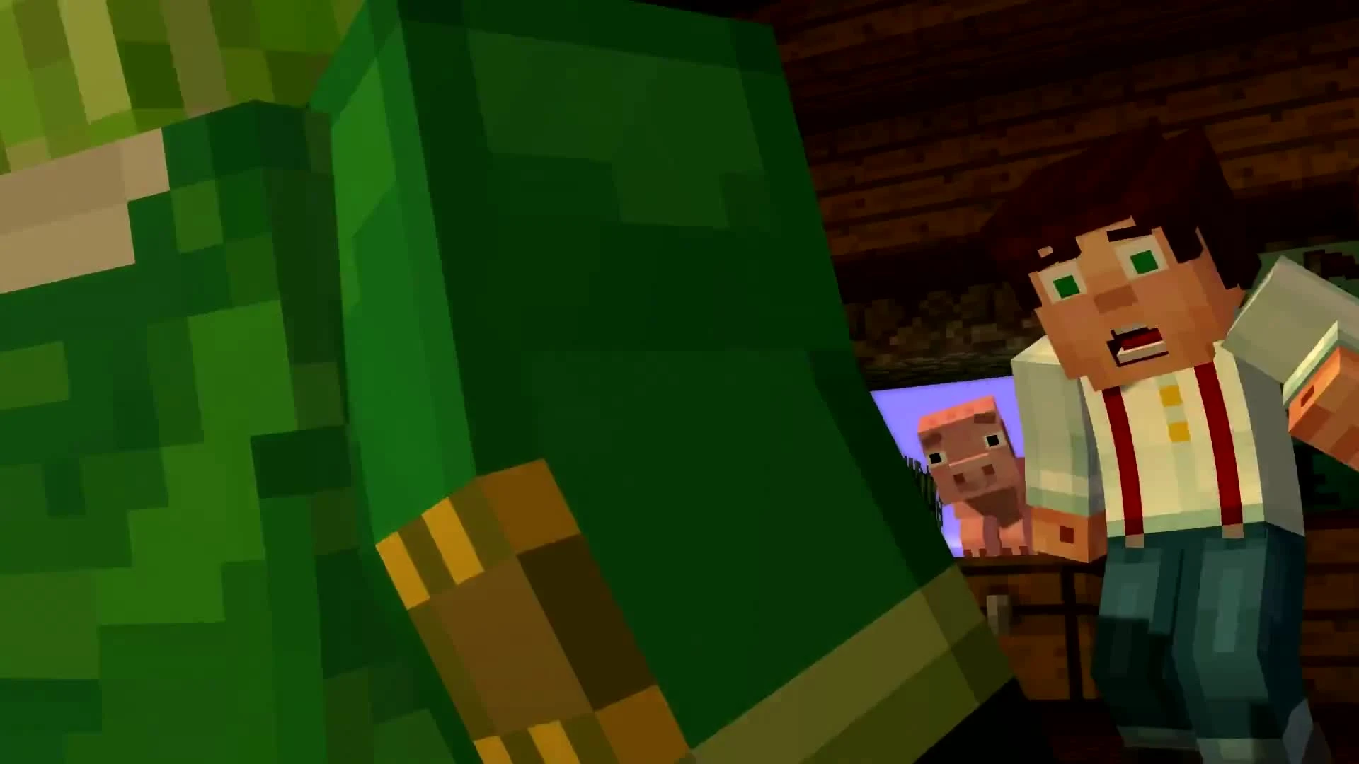 Интересный обзор Minecraft: Story Mode