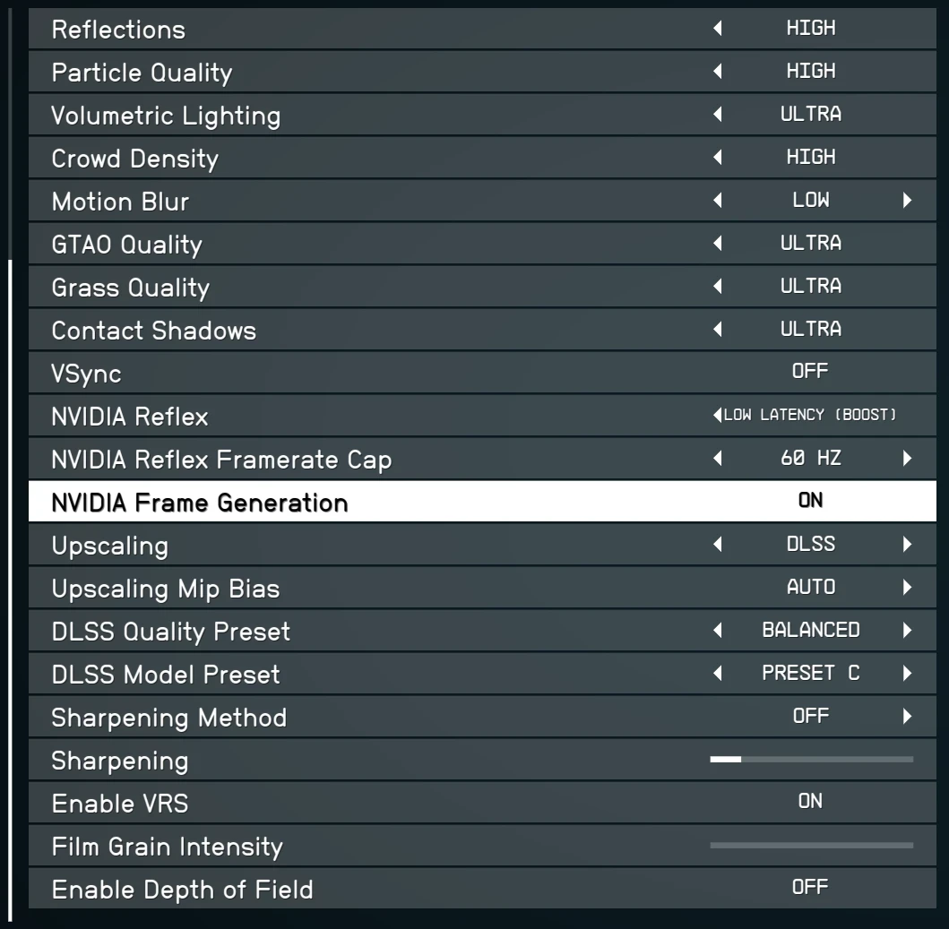 Starfield "Интеграция DLSS 3 в движок игры" [v1.7]