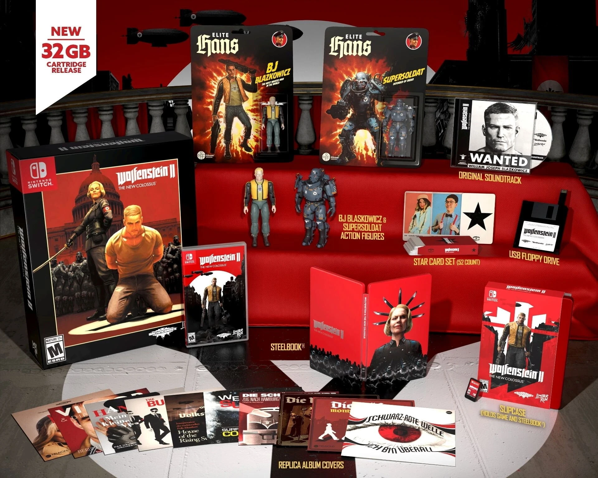 Limited Run Games анонсировала коллекционное издание Wolfenstein II: The New Colossus для Nintendo Switch