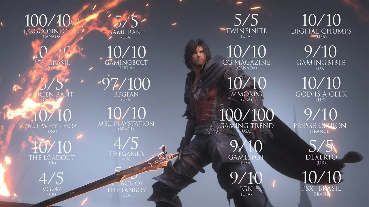 Square Enix выпустила хвалебный трейлер Final Fantasy 16