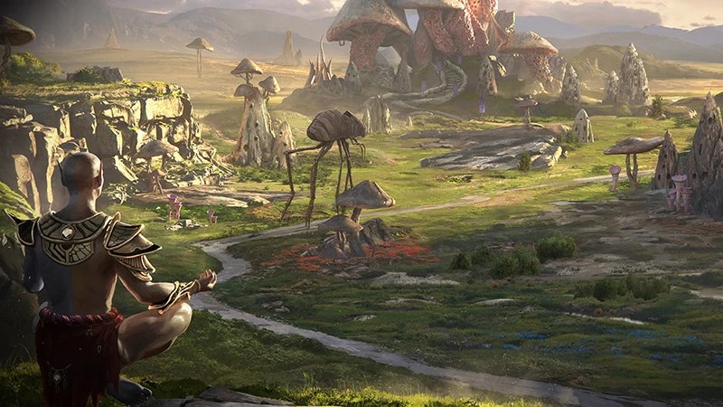 Грязекраб в метро в релизном трейлере The Elder Scrolls: Legends - Houses of Morrowind