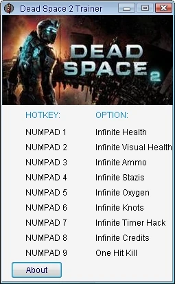 Dead Space 2: Трейнер/Trainer (+9) [All Versions] {24K/PlayGround.ru}