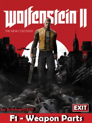 Wolfenstein 2: The New Colossus: Трейнер/Trainer (+1: Оружейные Детали / Weapon Parts) [1.0] {ArchAngel73337}