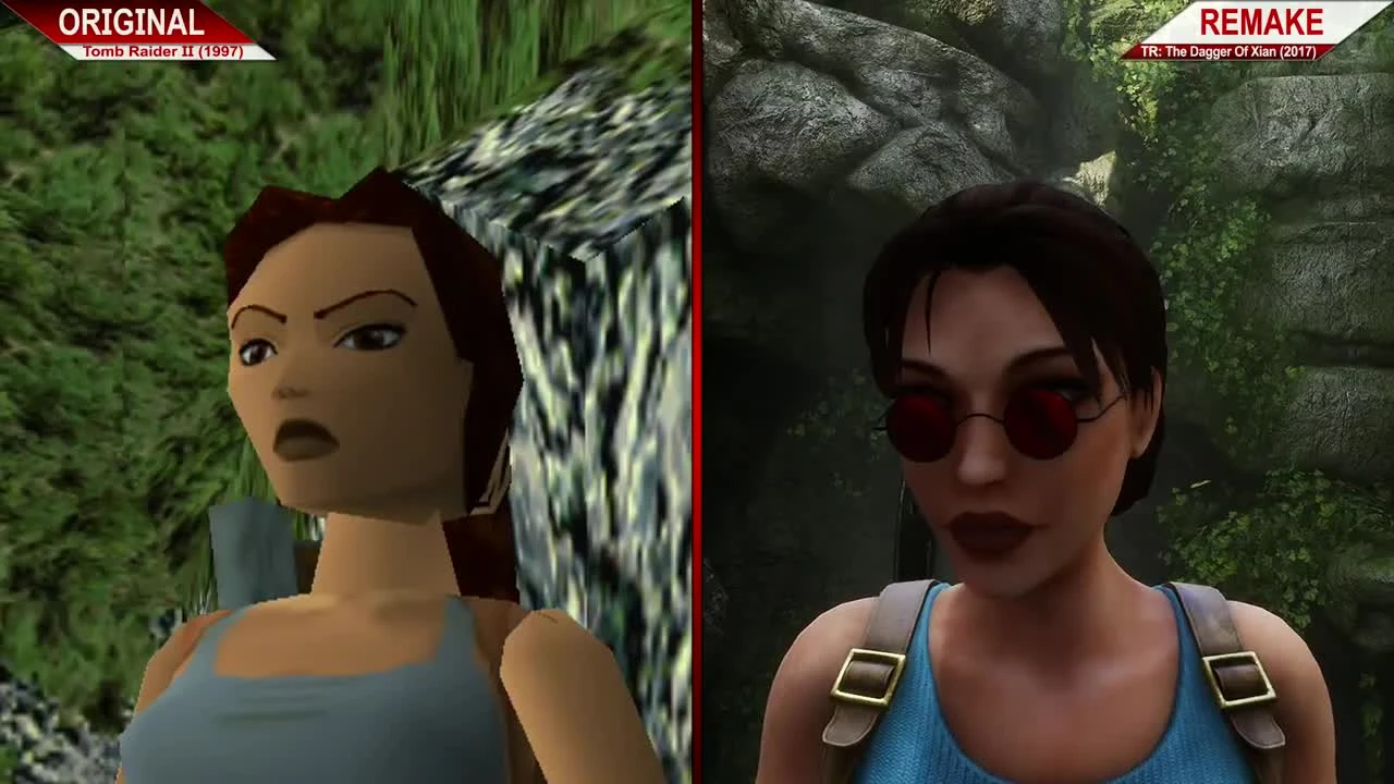 Сравнение | Tomb Raider II против Tomb Raider II Римейк | 2017 | ULTRA | ПК