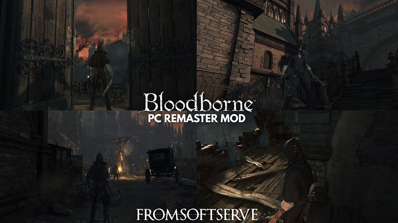 Фанатский ремастер Bloodborne для ПК получил улучшения освещения и многое другое