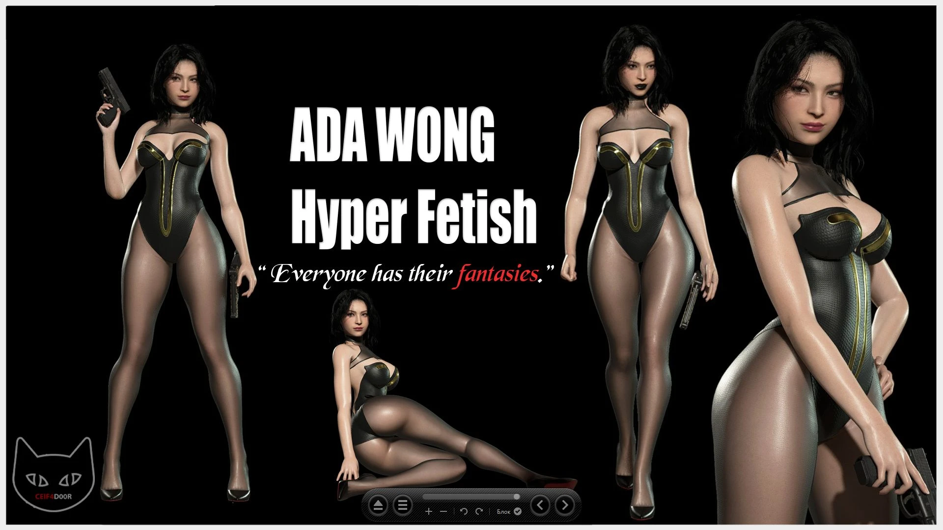 Resident Evil 4 "Корсет фантазия для Ады Вонг"