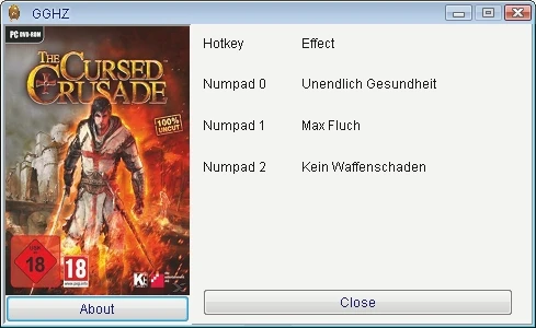 The Cursed Crusage: Трейнер (+3) [1.0] {GGHZ}