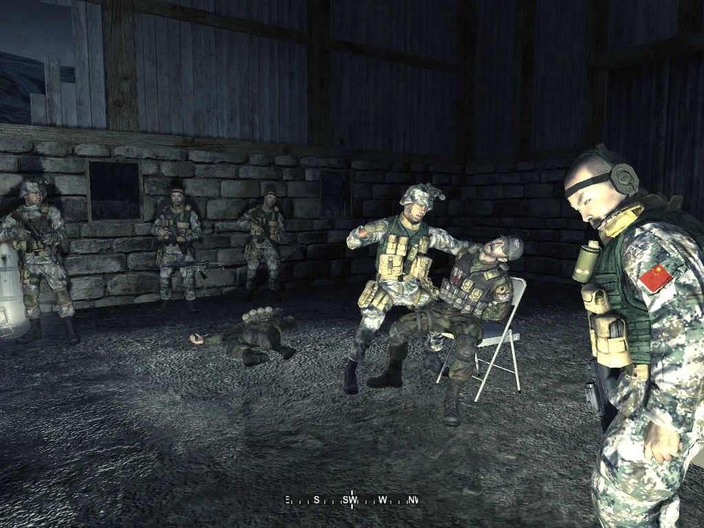 Call of Duty 4: Modern Warfare "Противостояние Китайских сил с САС"