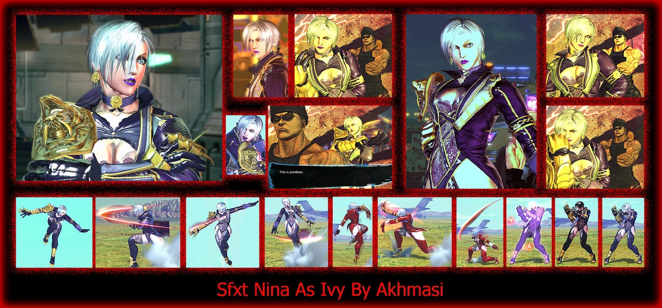 Street Fighter X Tekken "Nina As Ivy"