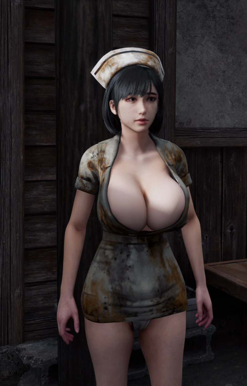 Silent Hill f "Костюм медсестры (увеличенная грудь)"