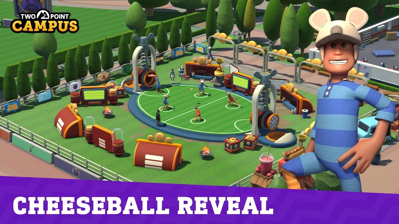 Трейлер Two Point Campus рассказывает о причудливом виде спорта