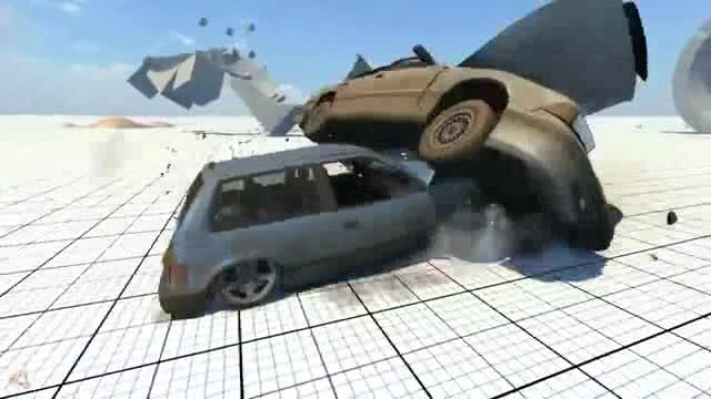 BeamNG.drive "Повреждения автомобилей"