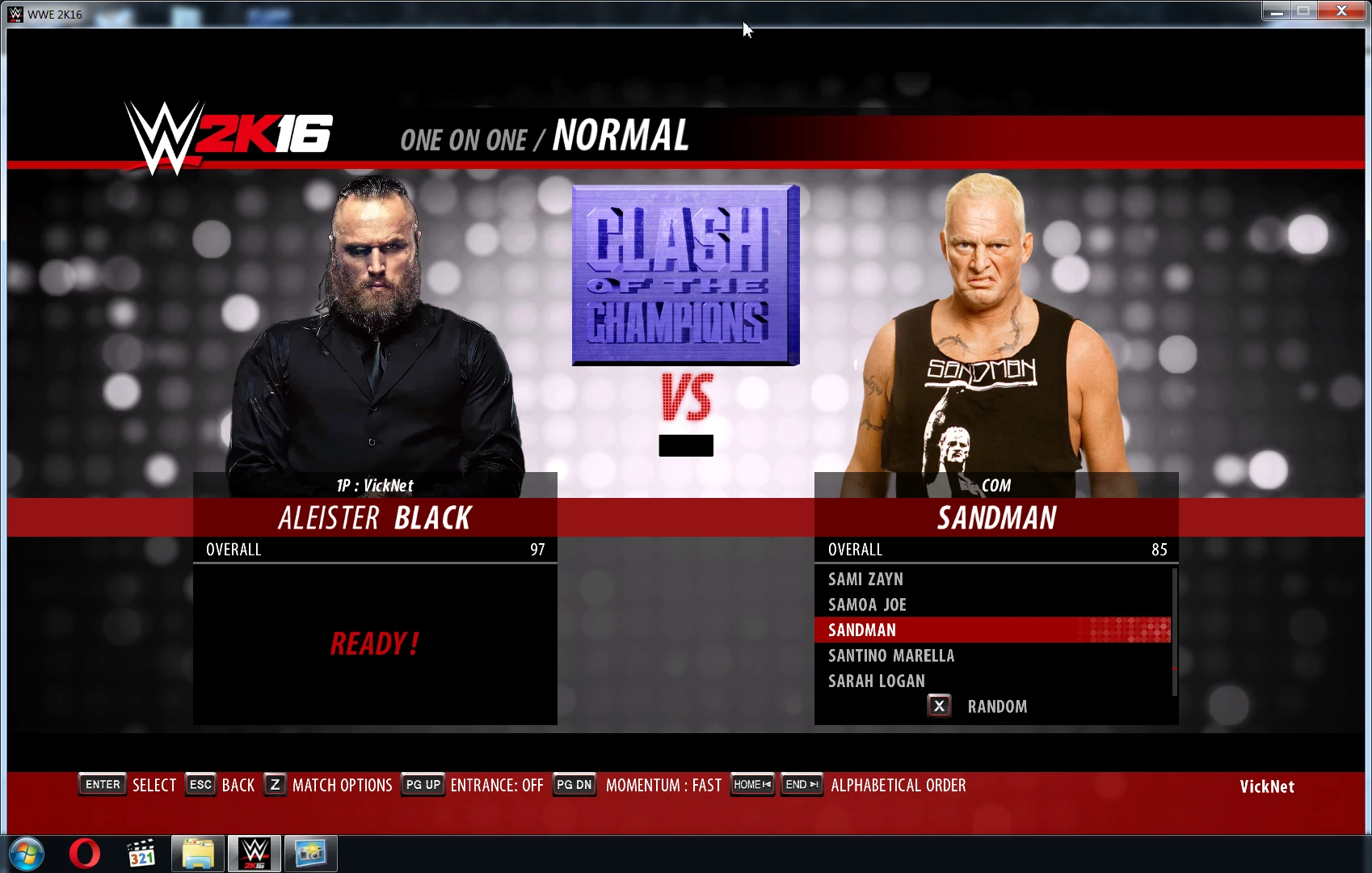 WWE 2k16 "Malakai Black рендеры"