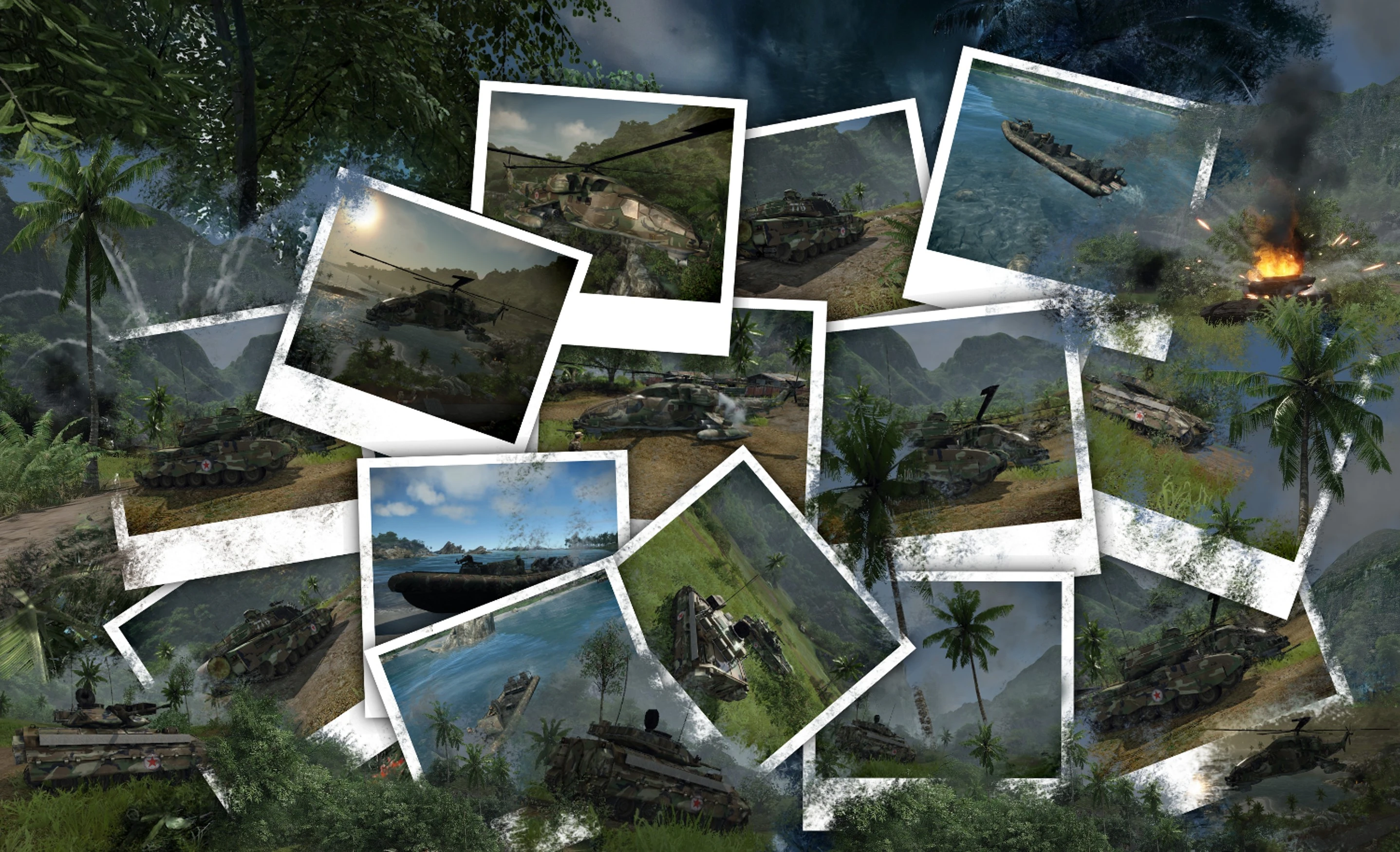 Crysis "Crysis new vehicles skins / набор камуфляжных скинов для техники"