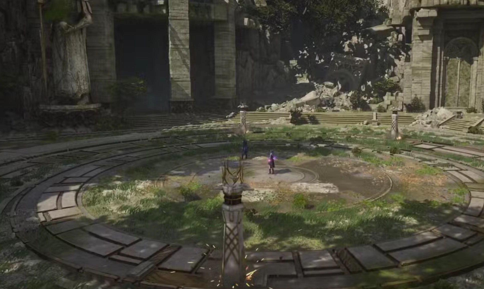 Lost Soul Aside - Как решить головоломку с Направляющими колоннами Скрытом Дворце