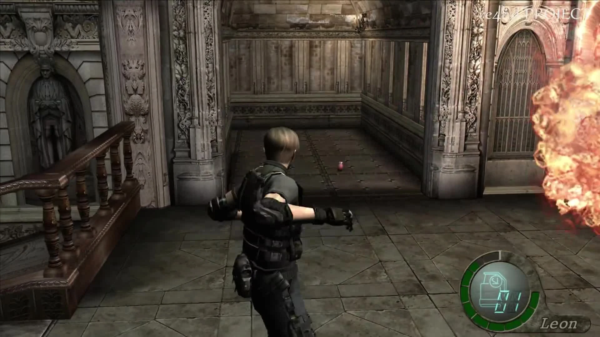 Resident Evil 4 HD project - Новый огонь от гранат и меню