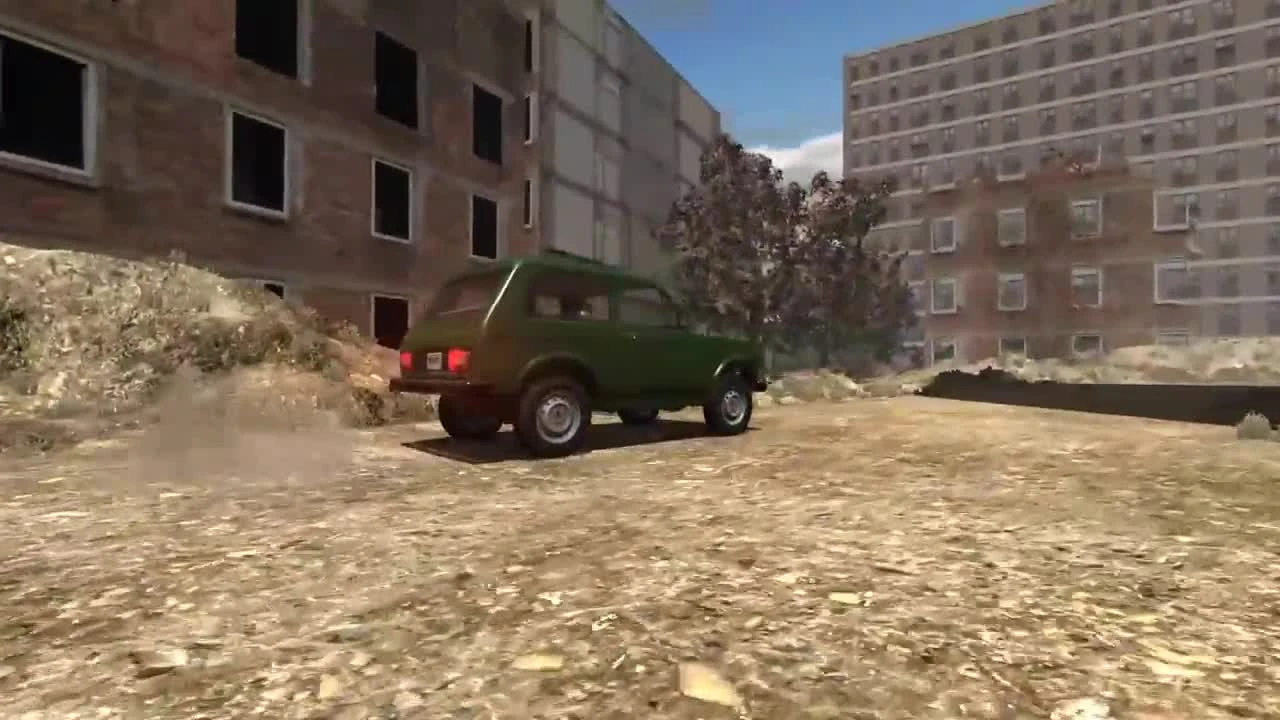 Город призрак. Здесь жизни нет | BeamNG.drive