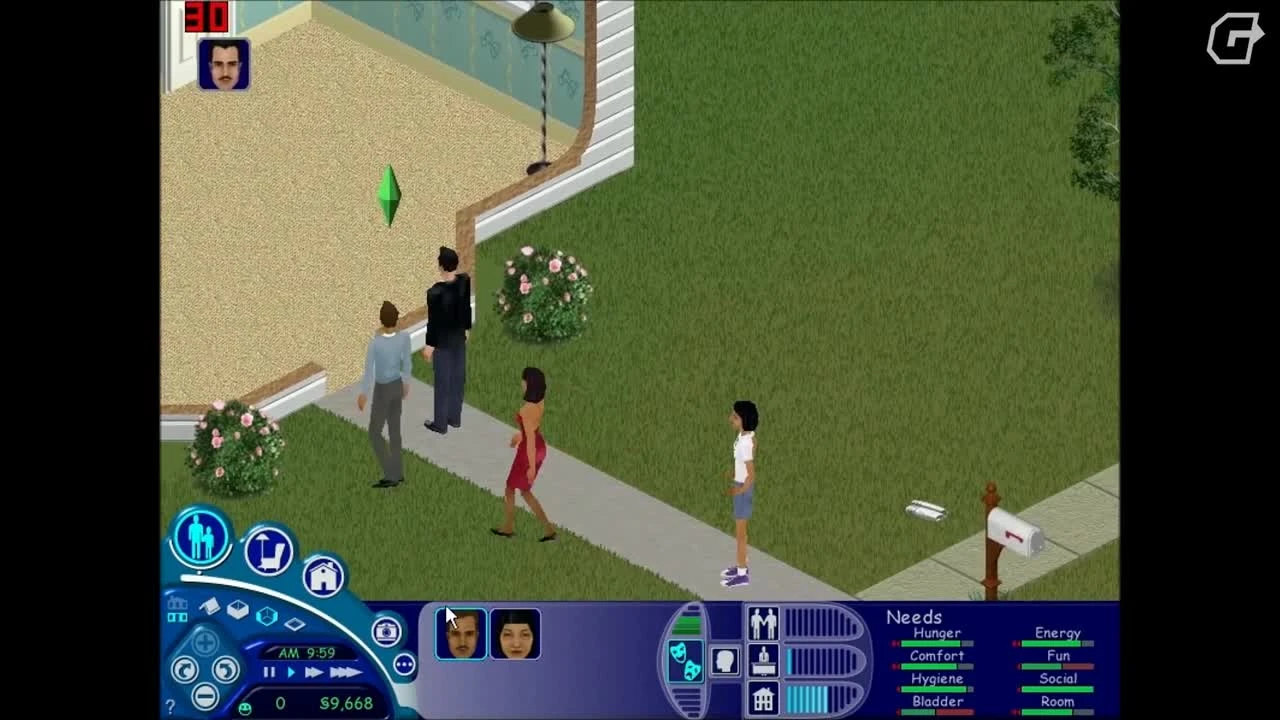 Эволюция серии игр The Sims #1 (2000 - 2004)