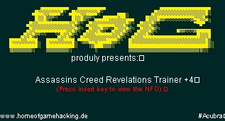 Assassin's Creed - Revelations: Трейнер/Trainer (+4) [1.01/Update 1] {HoG}
