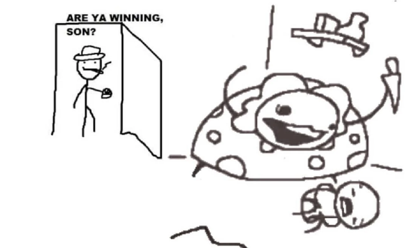 Айзек, сынок, ну как там, выигрываешь?