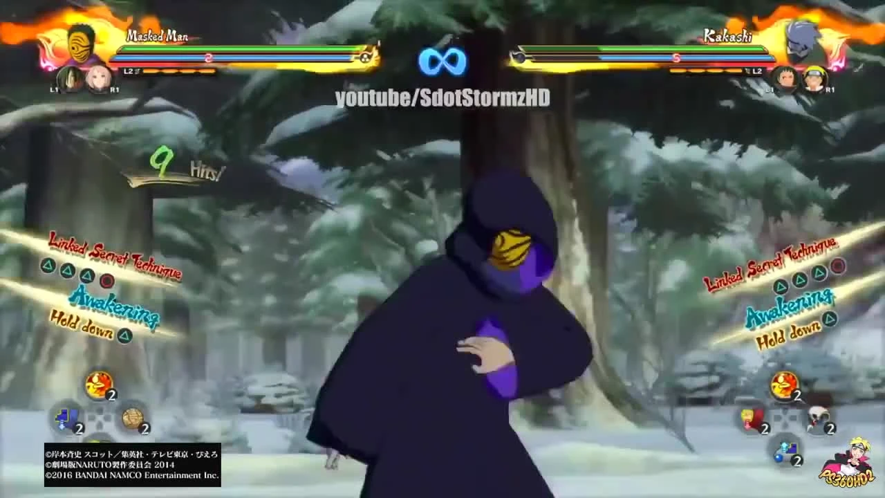 Naruto Shippuden: Ultimate Ninja Storm 4: Мувсет Обито Зетсу