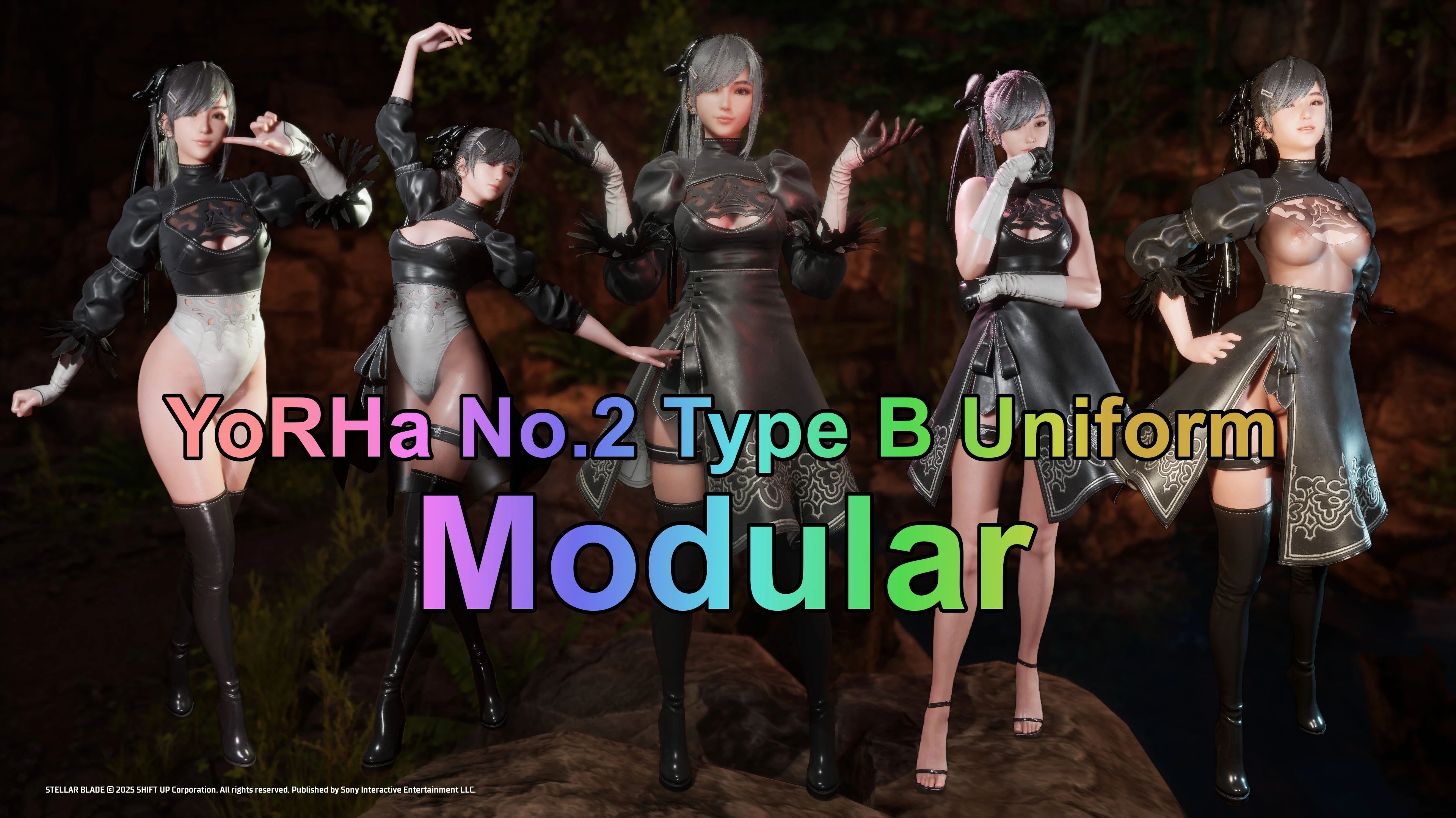 Stellar Blade "Униформа YoRHa No.2 Type B [модульный]"