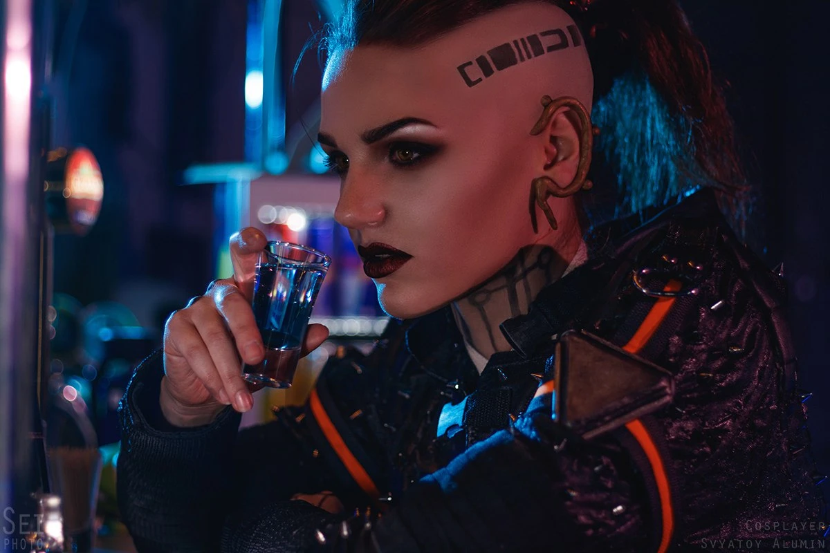 Косплей на Агрессивную Джек из Mass Effect 3