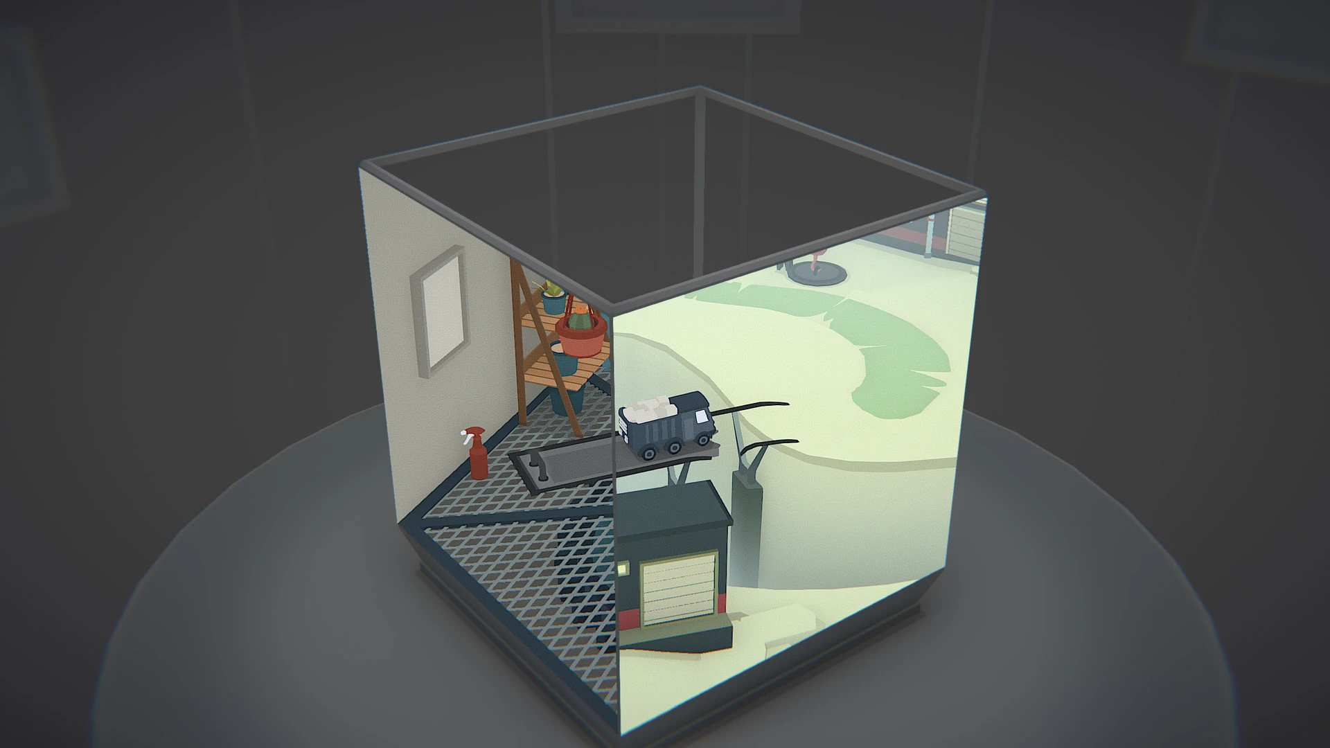 Новая игра-головоломка Moncage поместит игроков в мир, запертый в кубе